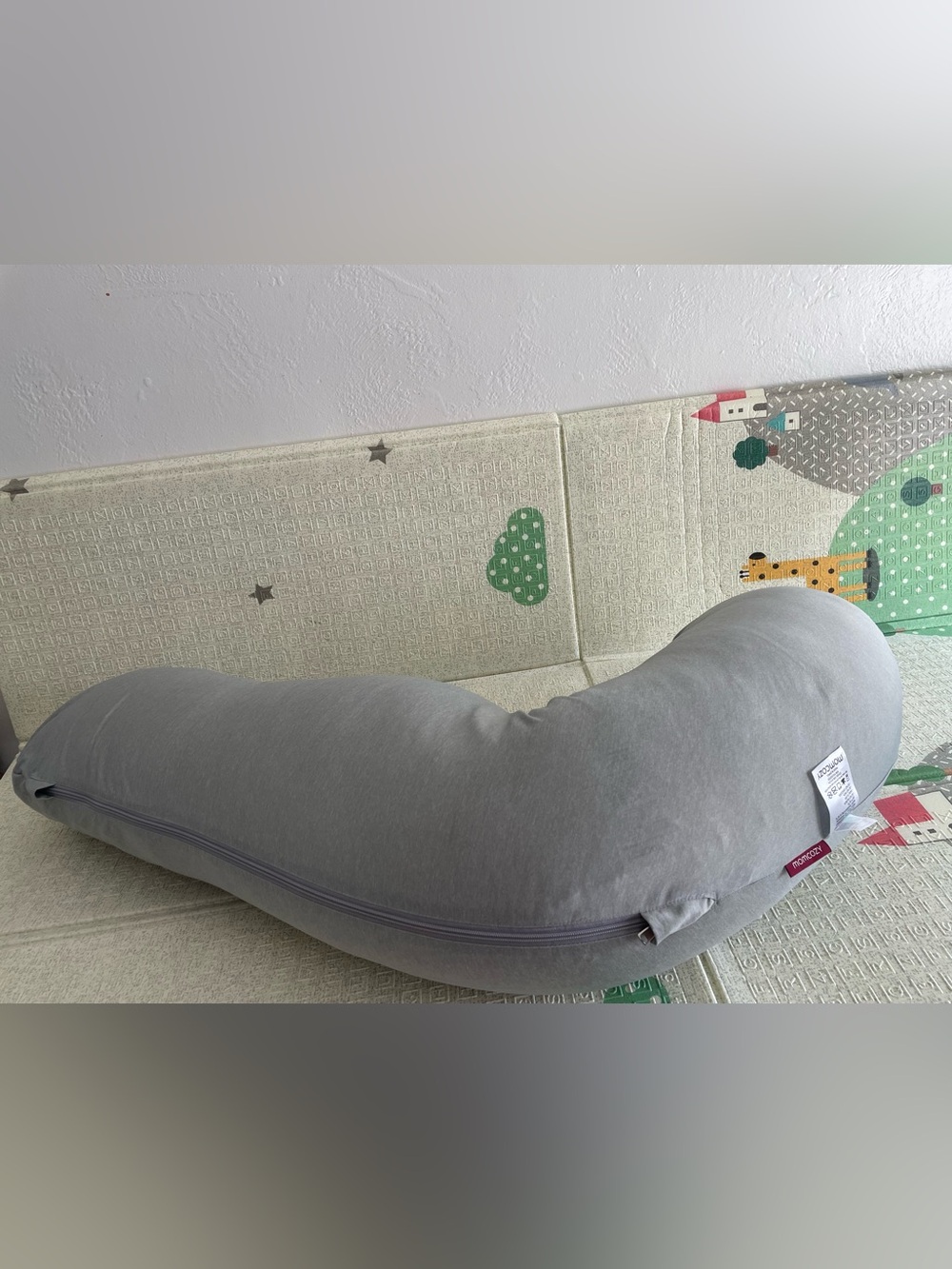 Momcozy J-Shaped Pregnancy Pillow for Sleeping